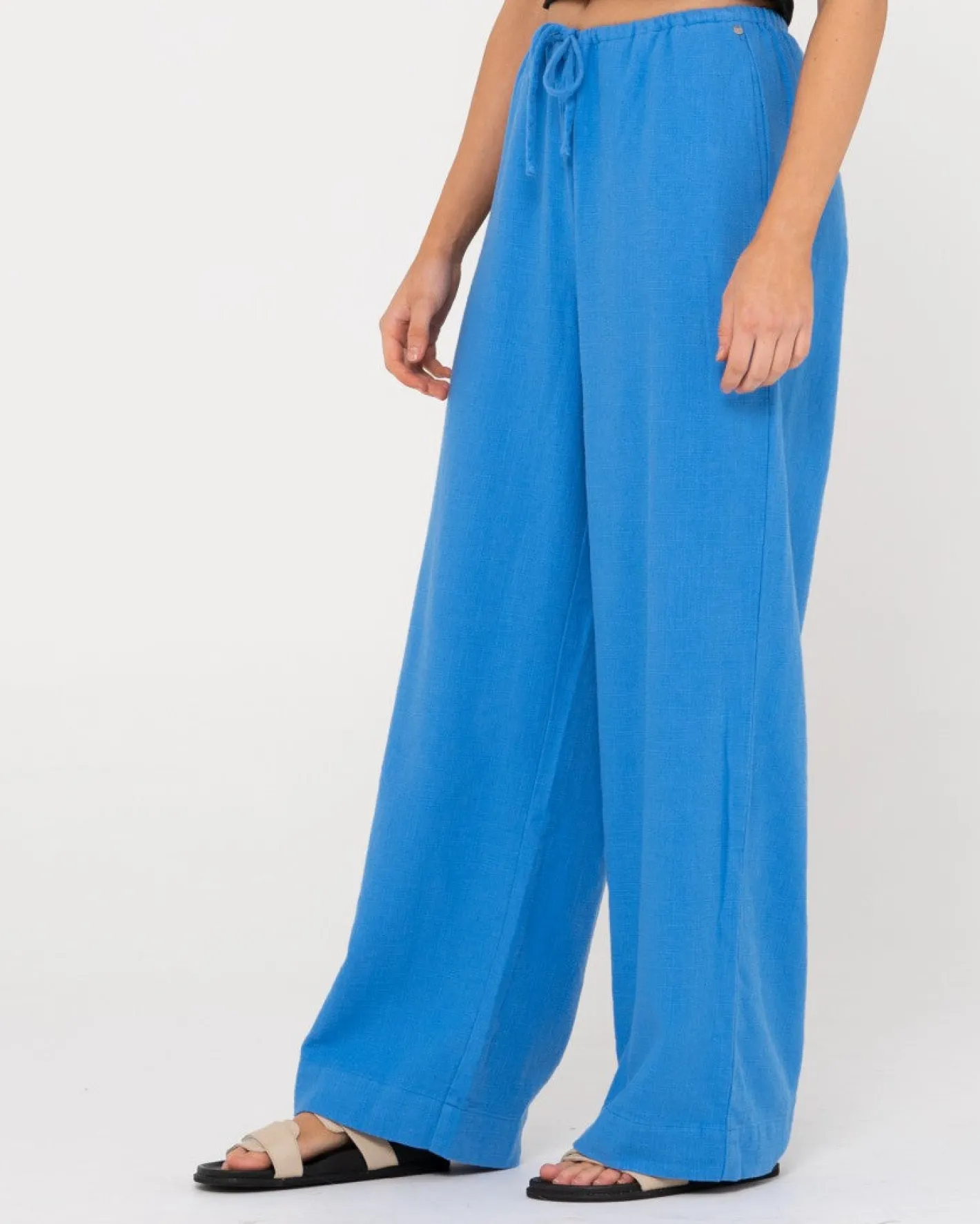 Best Carolina High Waisted Relaxed Fit Linen Pant Womens Pants