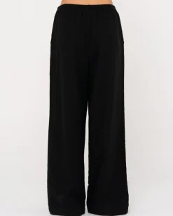 Fashion Carolina High Waisted Relaxed Fit Linen Pant Womens Pants