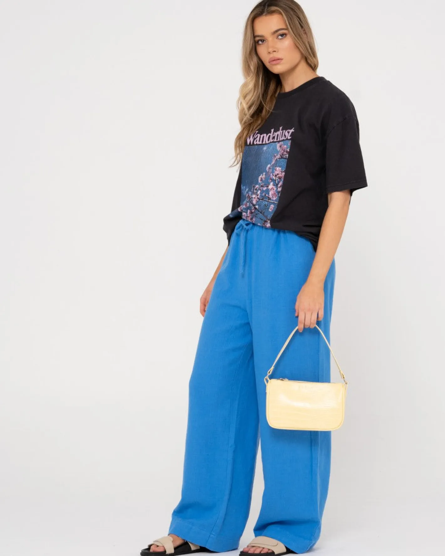 Best Carolina High Waisted Relaxed Fit Linen Pant Womens Pants