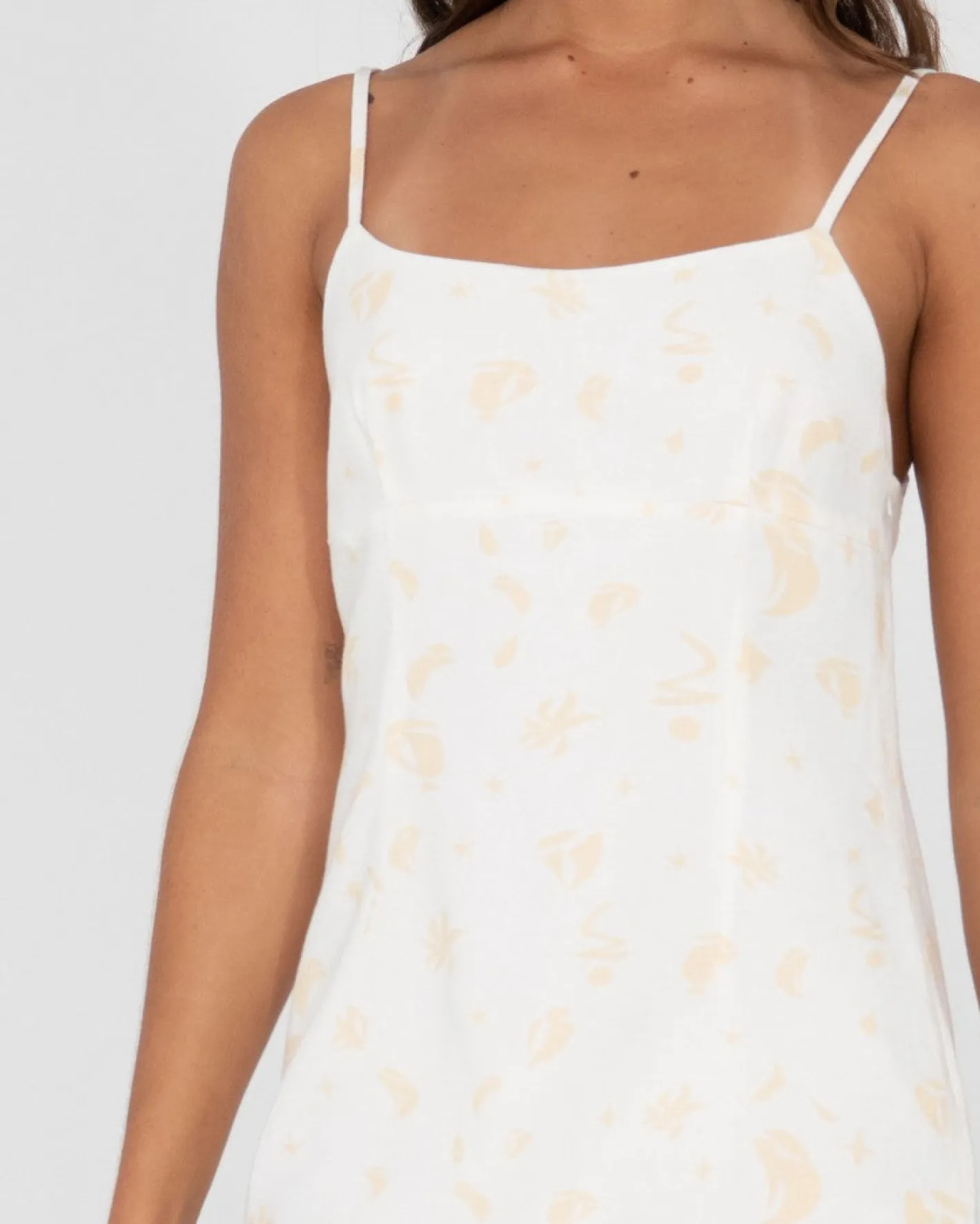 Best Sale Cassidy Printed Open Back Mini Dress Womens Mini Dresses