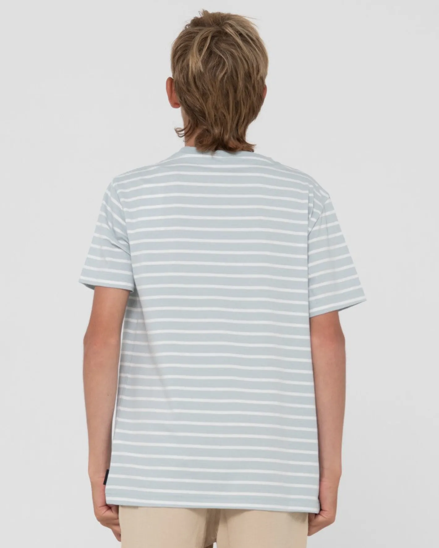 Hot Changing Lanes Striped Tee Boys Kids Tops