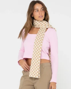 Best Check Mate Reversible Scarf Womens Beanies & Knits