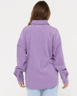 Store Chelsea Oversized Cord Shirt Womens Jackets