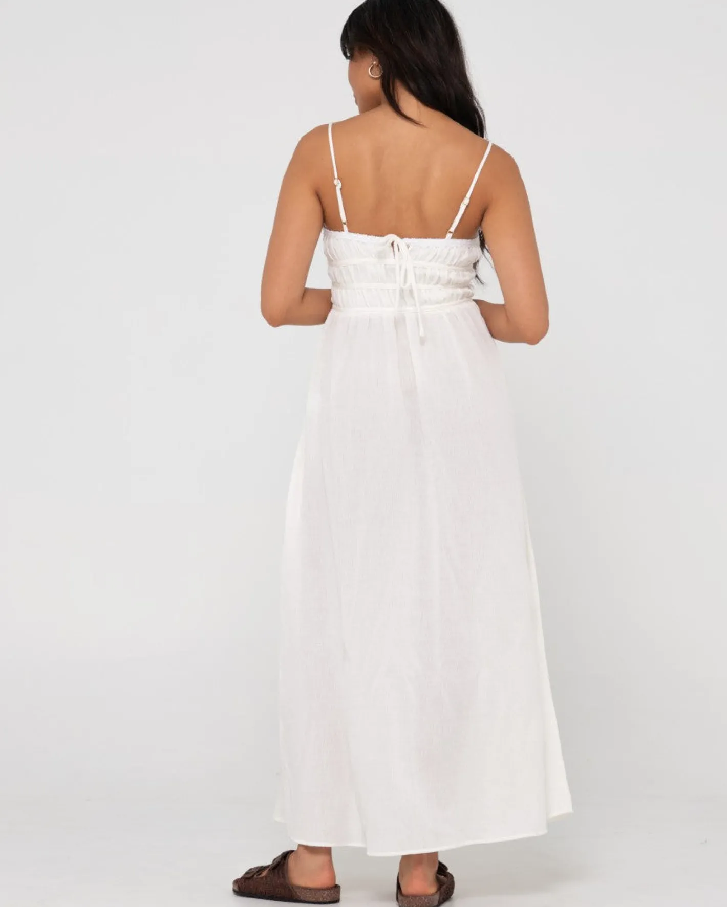 Store Coco Shirred Maxi Dress Womens Maxi Dresses