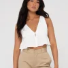 Sale Coco V Neck Crop Top Womens Overswim