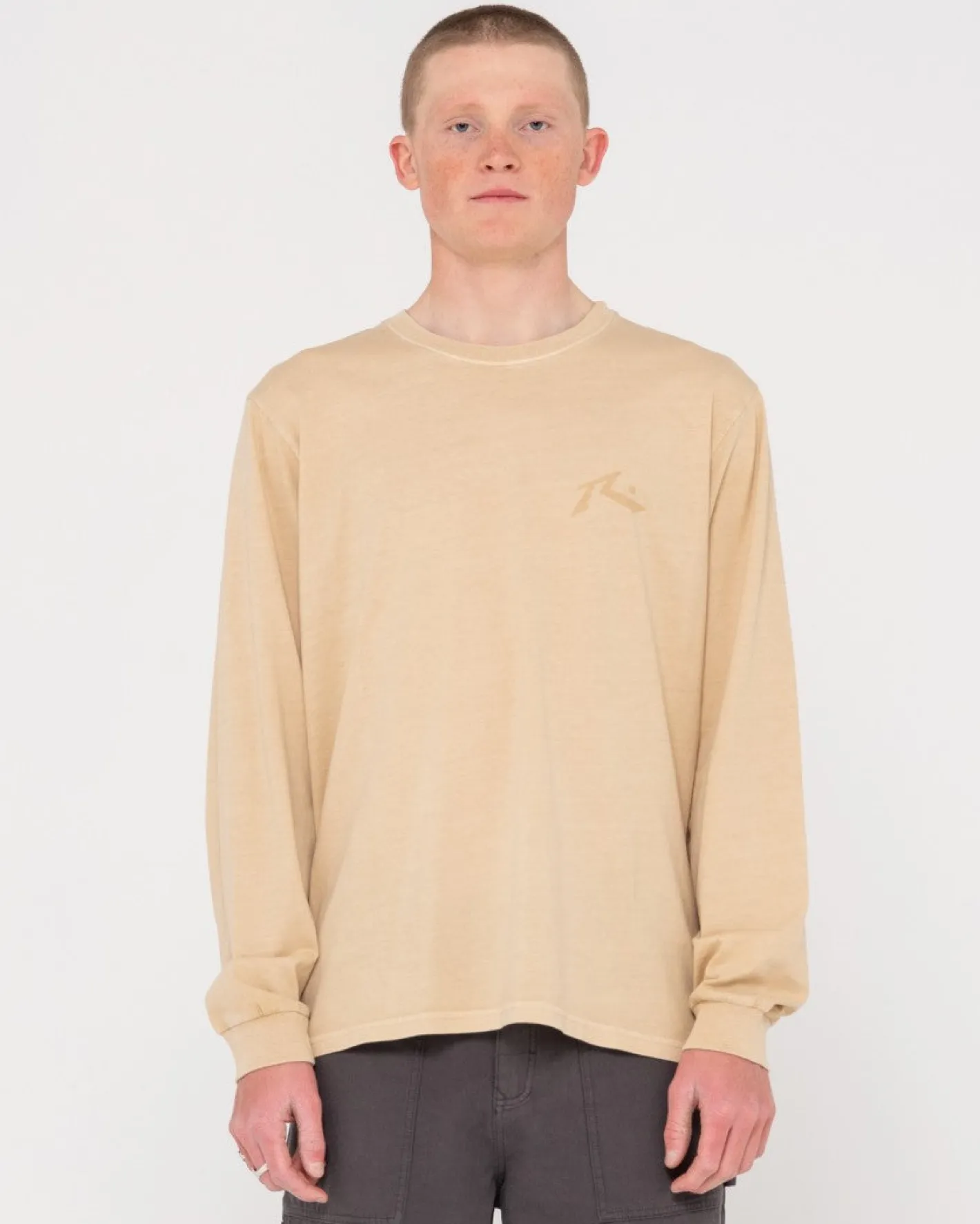 Hot Comp Wash Long Sleeve Tee Mens Tees