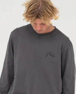 Sale Comp Wash Long Sleeve Tee Mens Tees