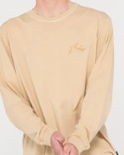 Hot Comp Wash Long Sleeve Tee Mens Tees