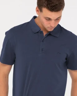 New Comp Wash Short Sleeve Polo Mens Shirts