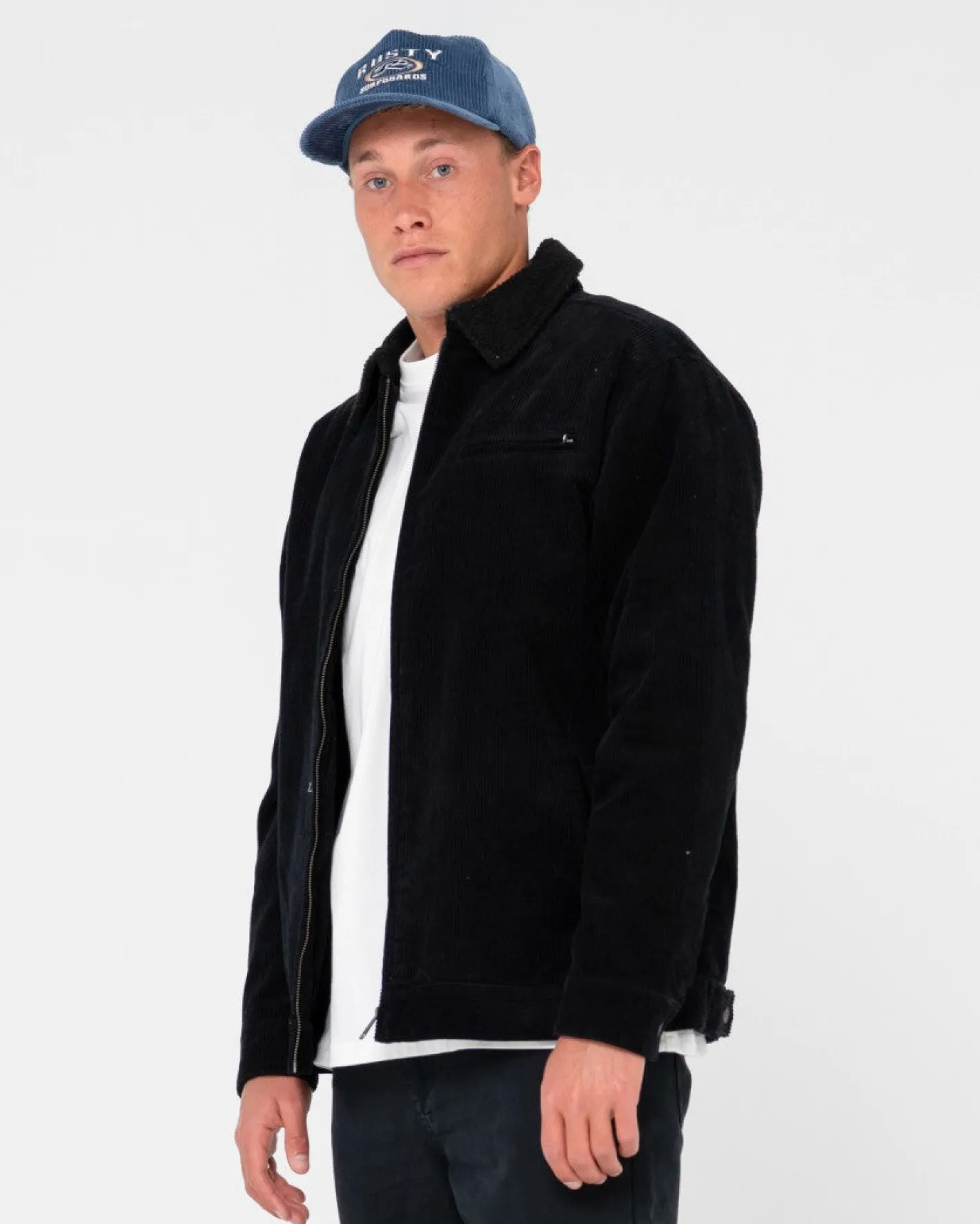 Store Coup Cord Zip Up Jacket Mens Jackets