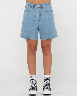 Sale Cyprus High Waisted Denim Short Womens Jorts