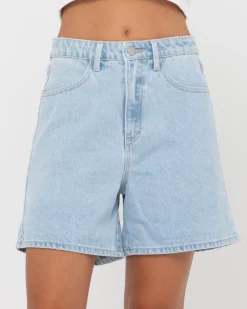 Outlet Cyprus High Waisted Denim Short Womens Denim
