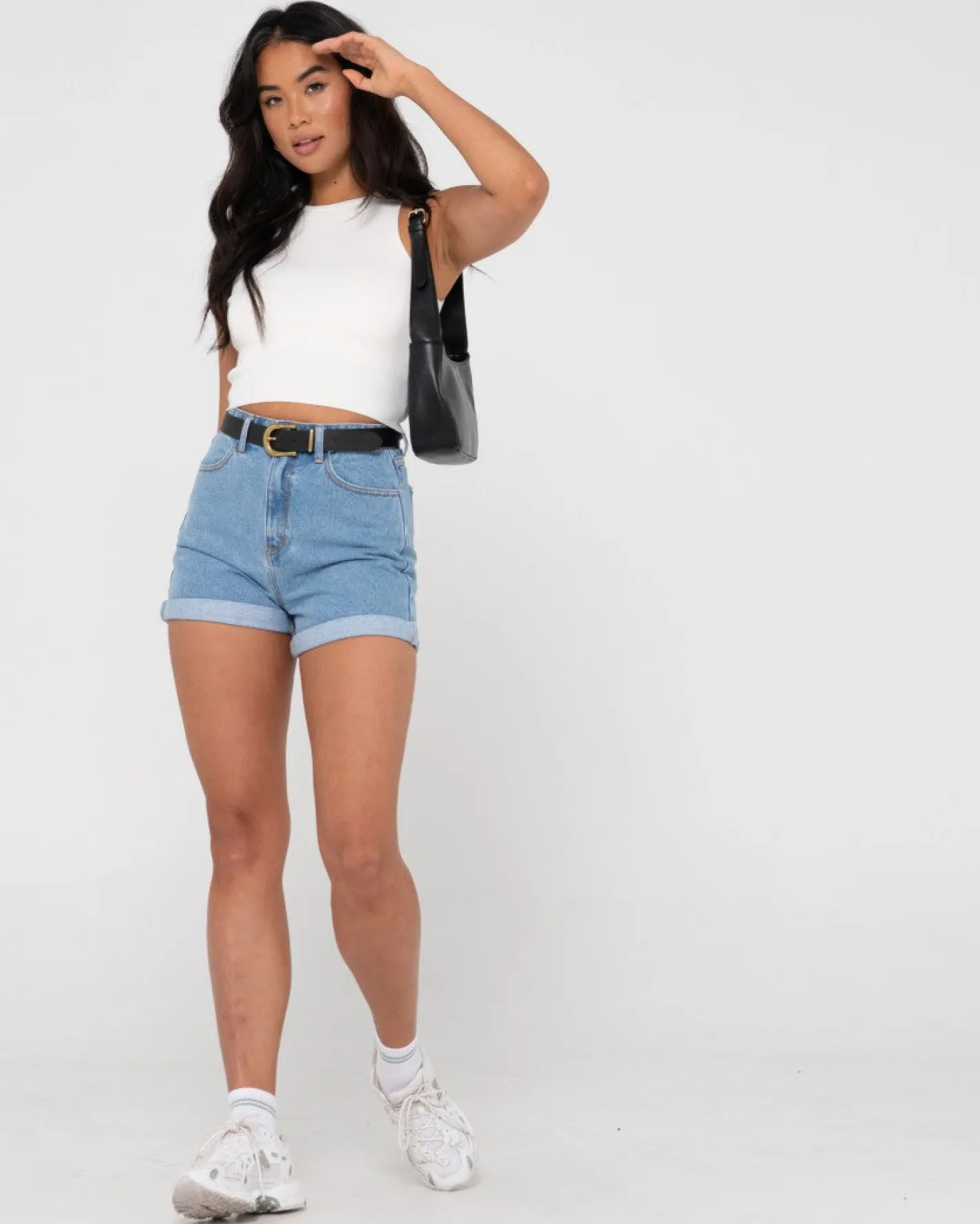 Cheap Cyprus High Waisted Denim Short Womens Shorts