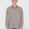 Outlet Datsun Relaxed Check Long Sleeve Shirt Mens Shirts