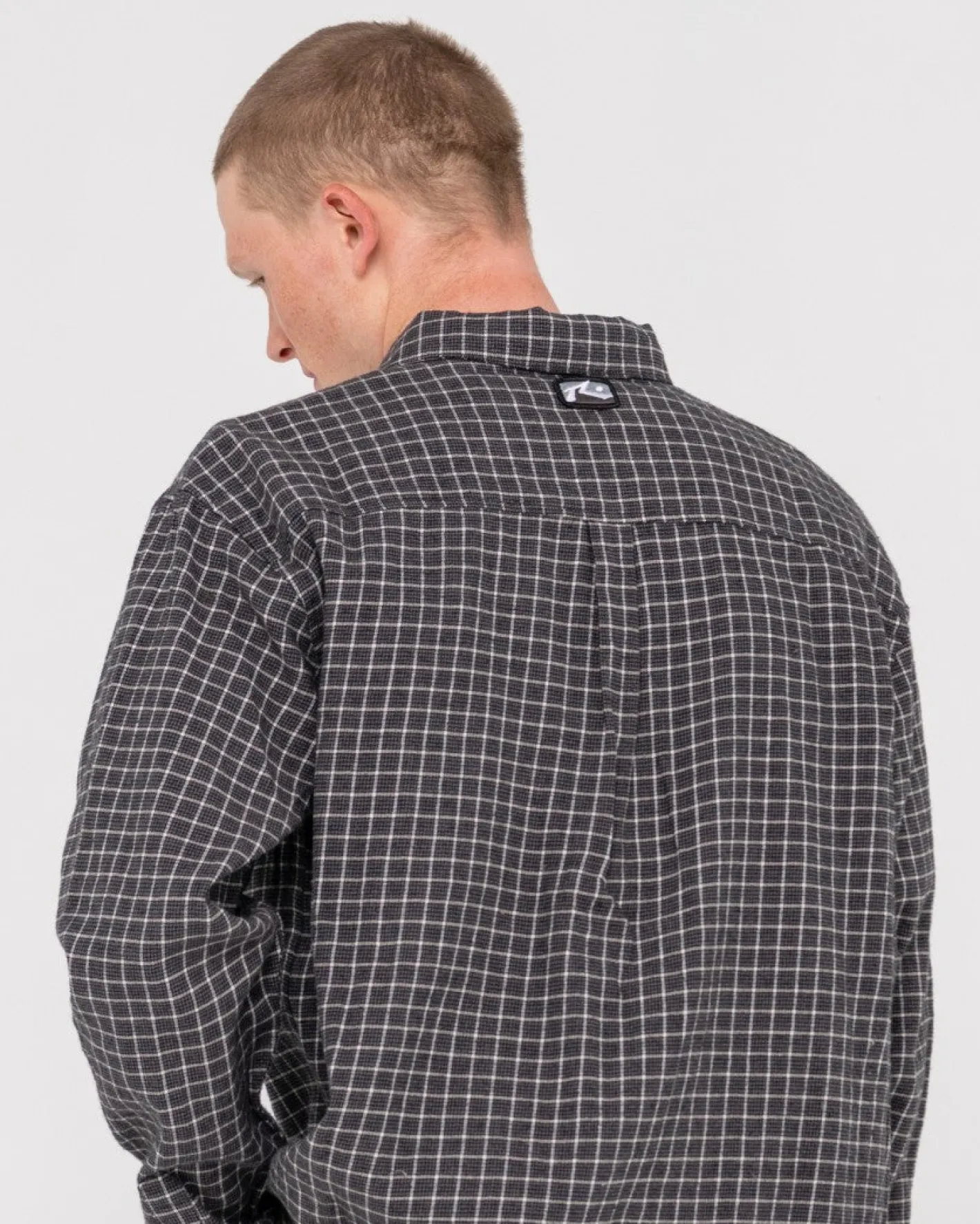 Discount Datsun Relaxed Check Long Sleeve Shirt Mens Shirts