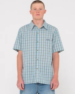Cheap Datsun Relaxed Fit Check Shirt Mens Shirts