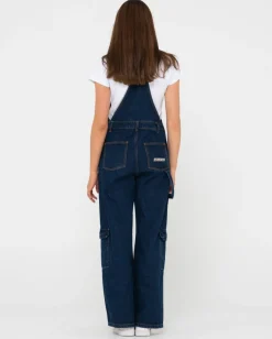 New Dax Denim Cargo Overalls Womens Overalls And Playsuits