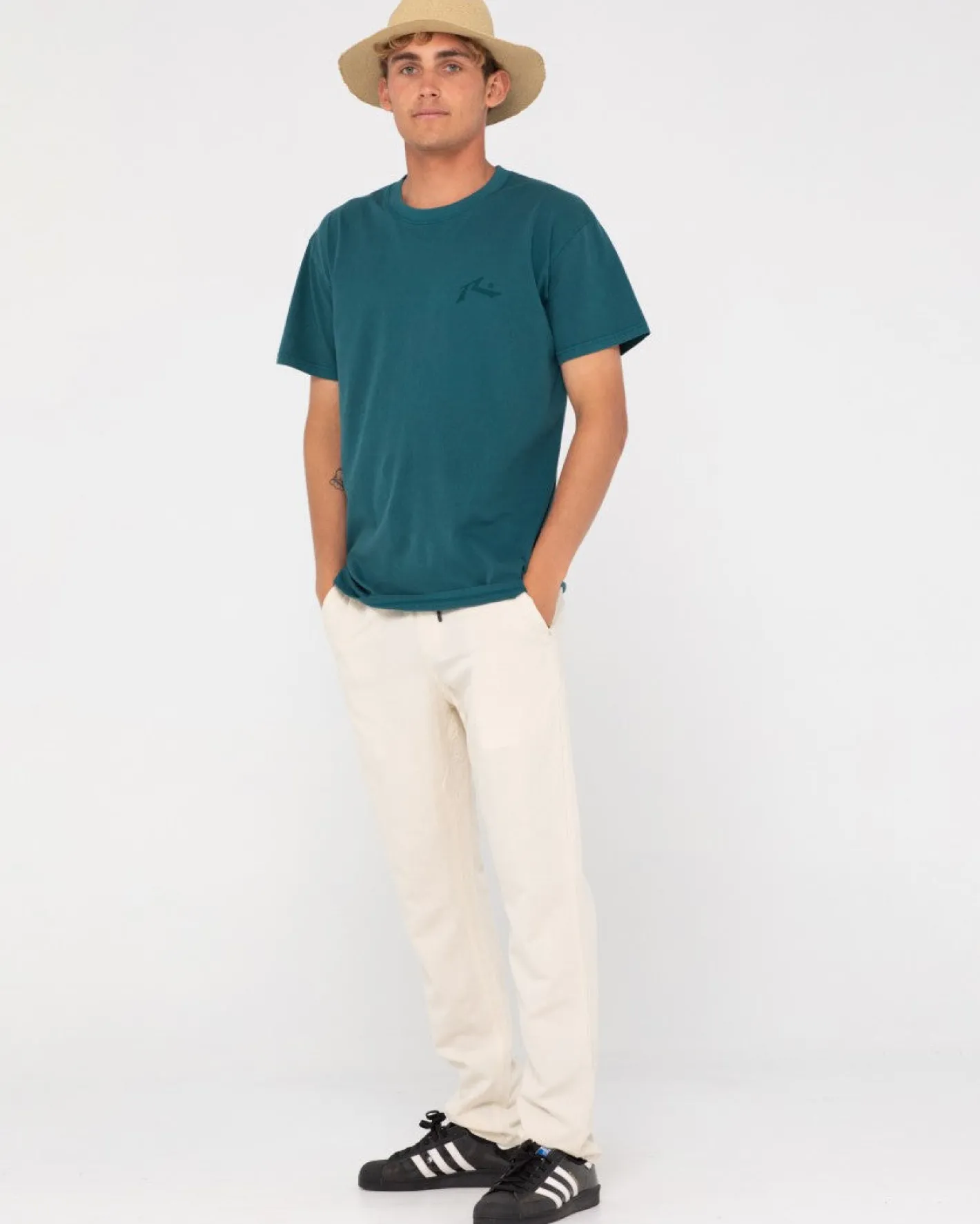 Sale Dean Packable Wide Brim Straw Hat Mens Caps & Hats