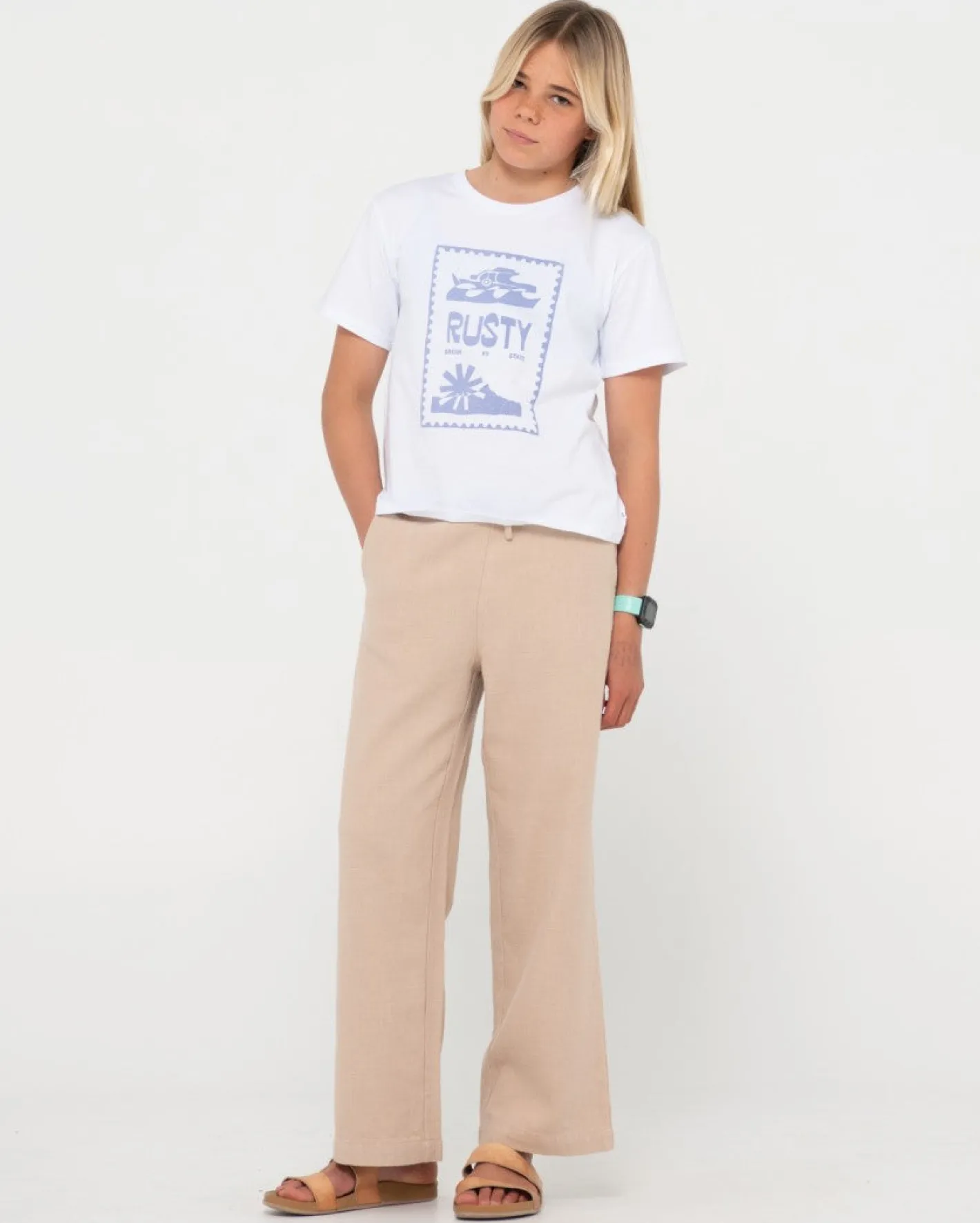 New Dream State Oversized Tee Girls Kids Tops