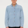 Hot Dryver Denim Long Sleeve Shirt Mens Shirts
