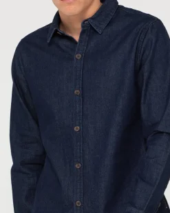 Cheap Dryver Denim Long Sleeve Shirt Mens Shirts