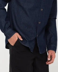 Cheap Dryver Denim Long Sleeve Shirt Mens Shirts