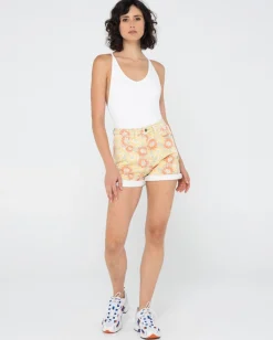 Store Duke High Waisted Denim Short Womens Shorts