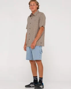 Best Dungaree Denim Relaxed Fit Walkshort Mens Shorts
