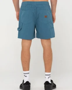 Cheap Dungaree Elastic Short Mens Shorts