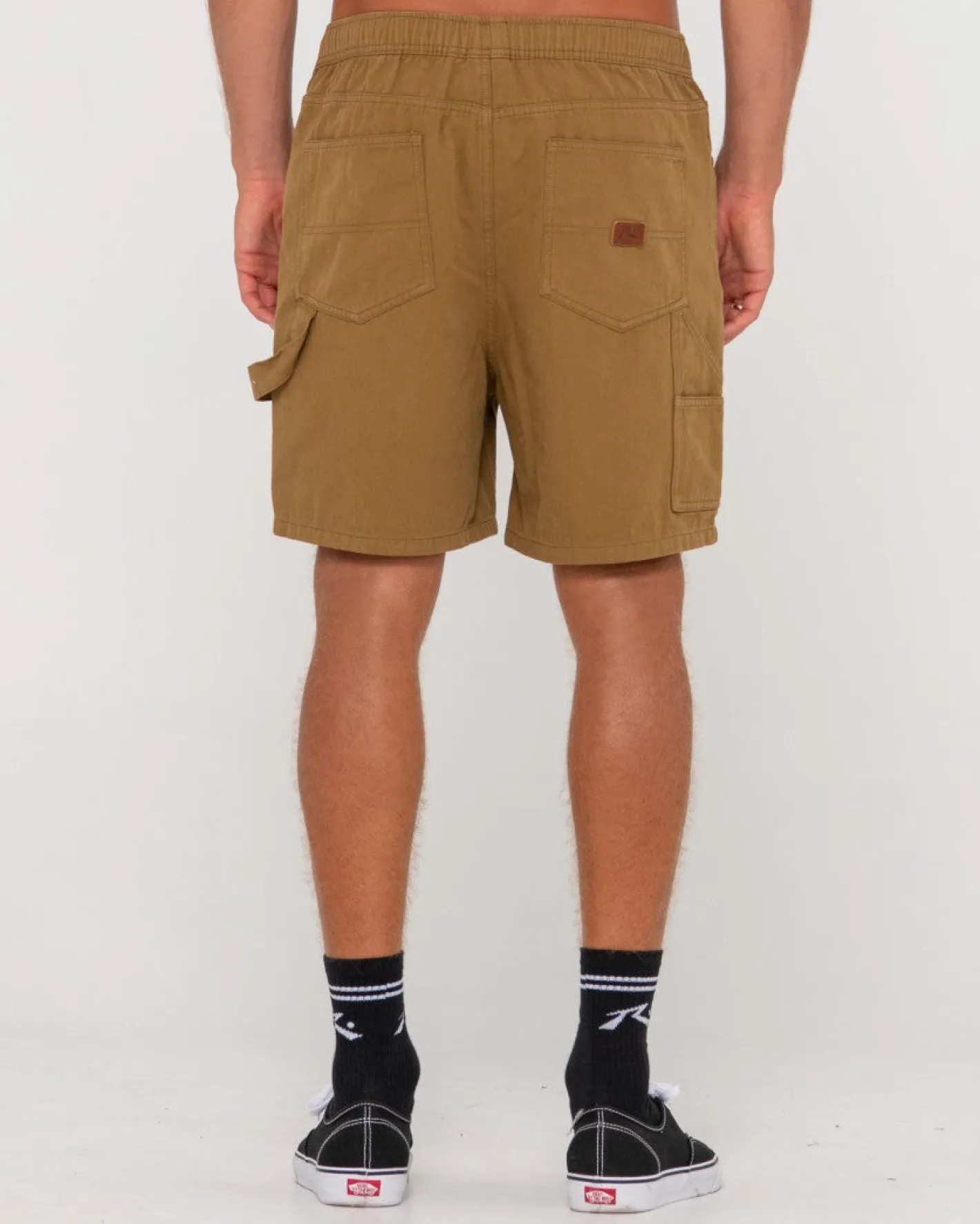 Cheap Dungaree Elastic Short Mens Shorts