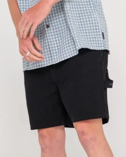 Online Dungaree Elastic Short Mens Shorts