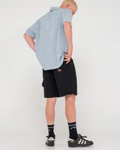 Online Dungaree Elastic Short Mens Shorts