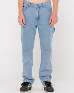 New Dungaree Straight Fit Denim Pant Mens Denim
