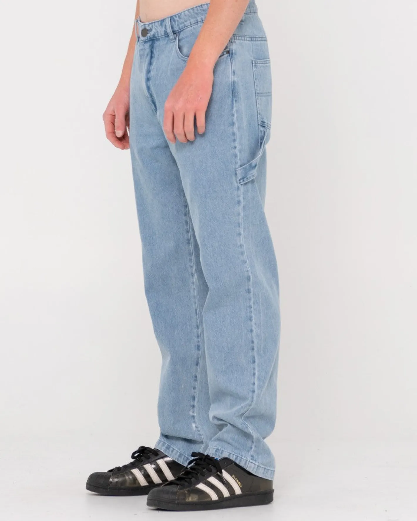 New Dungaree Straight Fit Denim Pant Mens Denim
