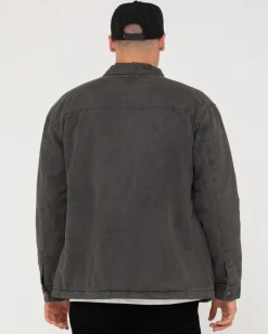 New Dungaree Zip Up Jacket Mens Jackets