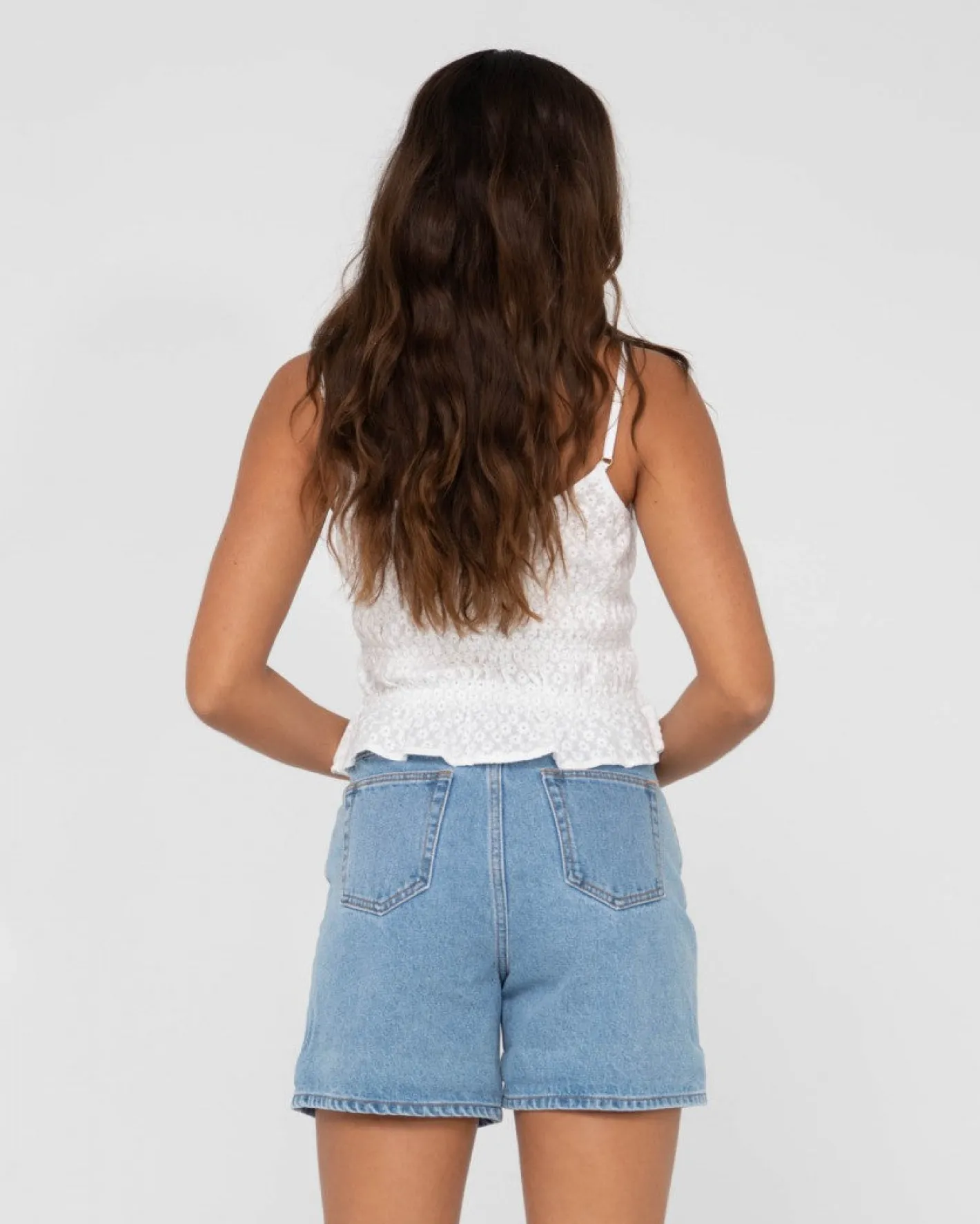 Best Effie Cut Out Cami Crop Top Womens Fashion Tops