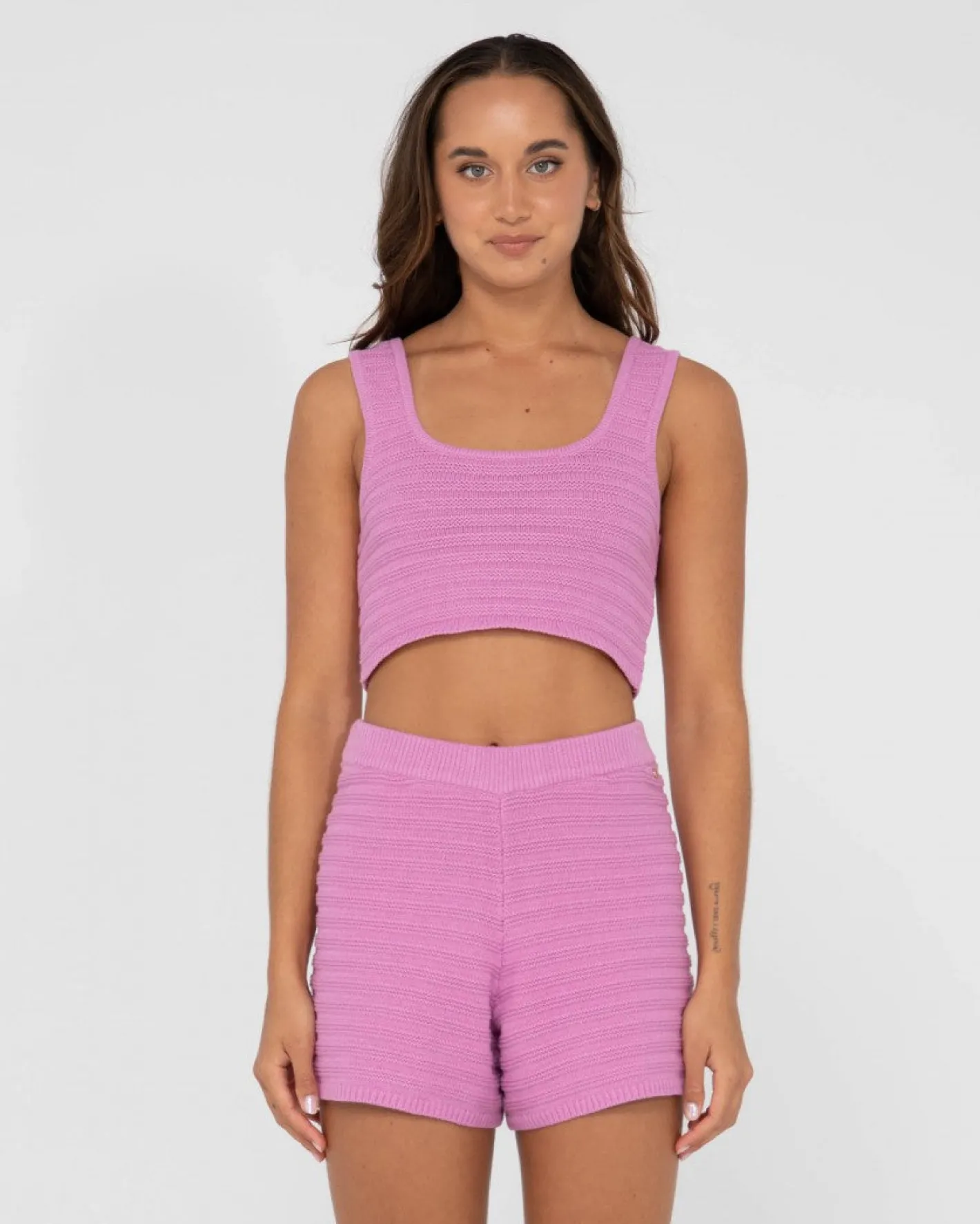 Cheap Elba Knit Crop Top Womens Fashion Tops