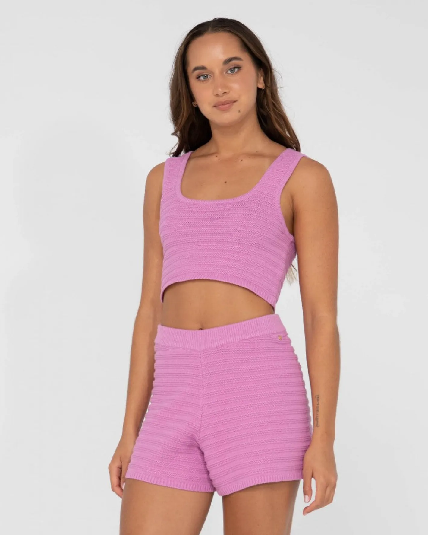 Cheap Elba Knit Crop Top Womens Fashion Tops