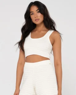 Clearance Elba Knit Crop Top Womens Fashion Tops