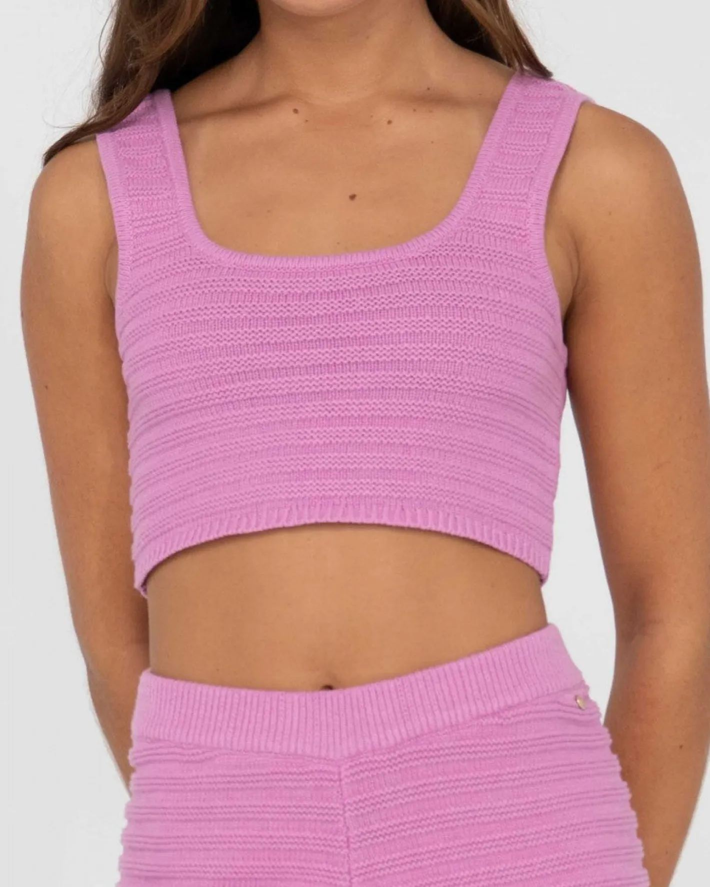 Cheap Elba Knit Crop Top Womens Fashion Tops