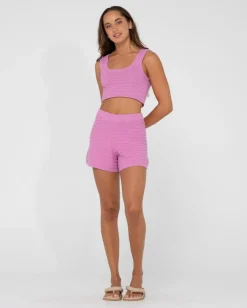 Cheap Elba Knit Crop Top Womens Fashion Tops
