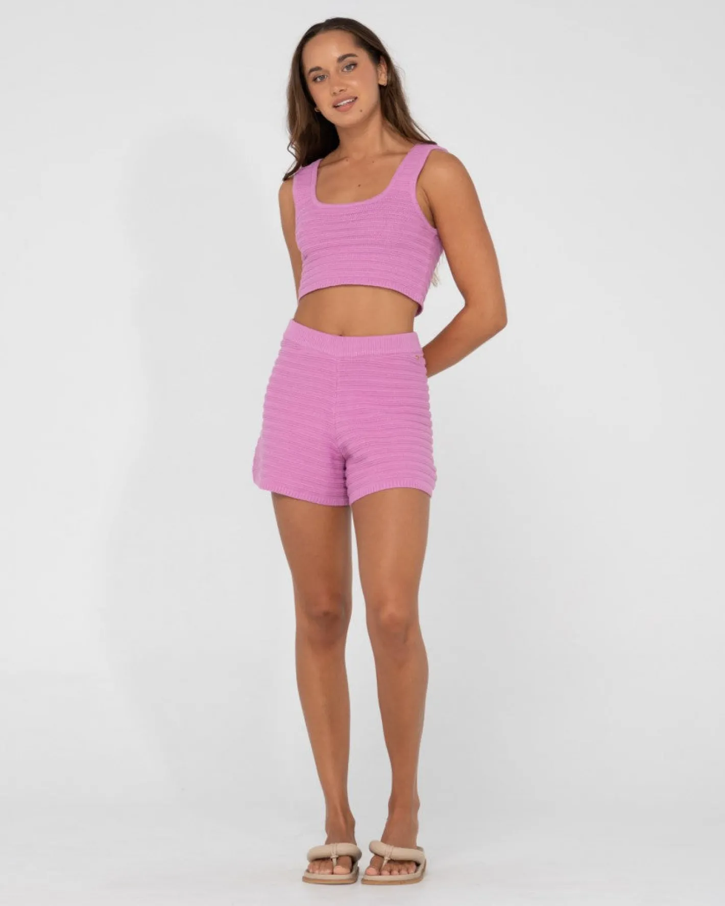 Cheap Elba Knit Crop Top Womens Fashion Tops