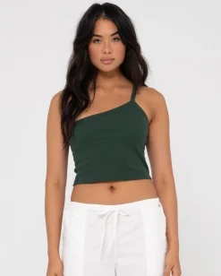 Sale Everywhere One Shoulder Tank Womens Fashion Tops