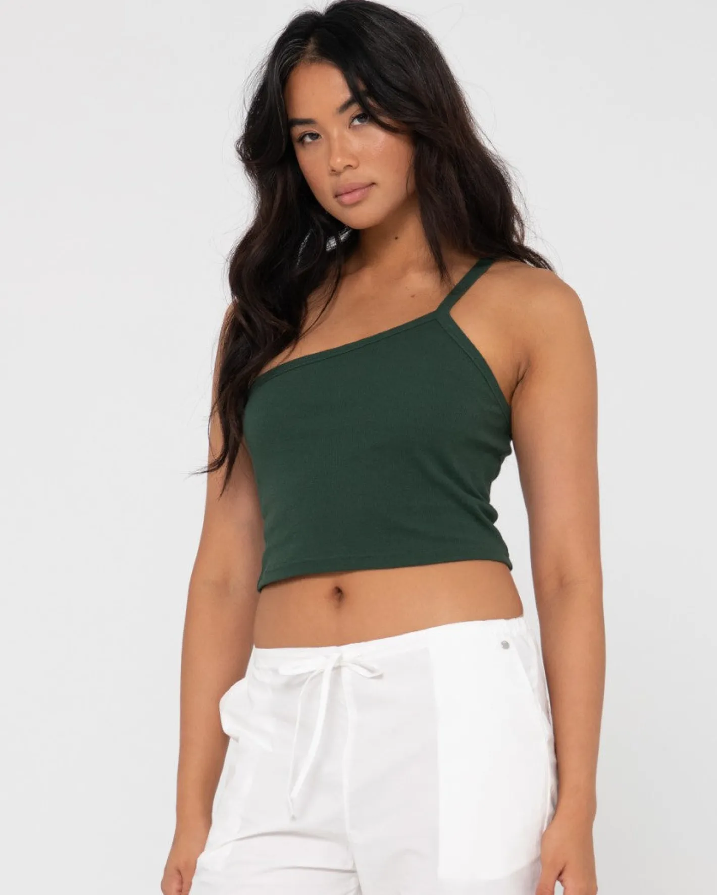 Sale Everywhere One Shoulder Tank Womens Fashion Tops