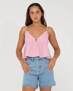 Flash Sale Felicity V Neck Cami Crop Top Womens Fashion Tops