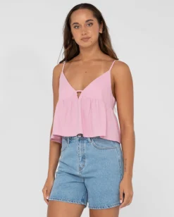 Flash Sale Felicity V Neck Cami Crop Top Womens Fashion Tops