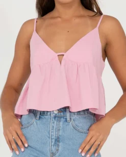 Flash Sale Felicity V Neck Cami Crop Top Womens Fashion Tops