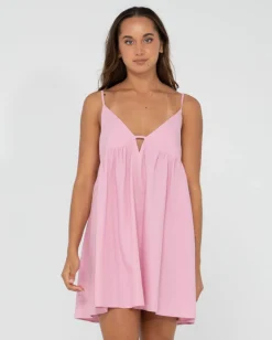 New Felicity V Neck Mini Dress Womens Mini Dresses