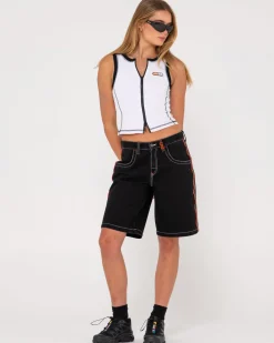 New Fletcher Zipper Vest Womens Fashion Tops