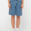 Best Flip Mommy Low Rise Baggy Jort Womens Denim
